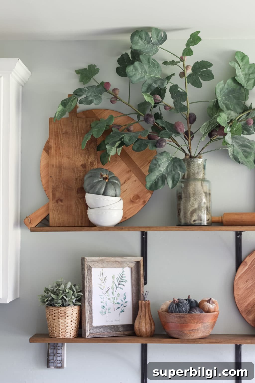 Everyday Farmhouse Style: Practical Home Decor Ideas 3 Farmhouse Open Shelves in the Kitchen