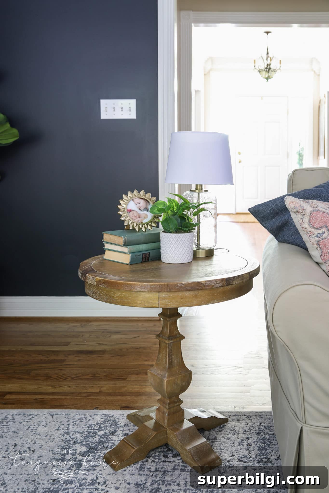 End Table Decor Ideas for a Stylish Living Room 3 Pedestal Accent Table