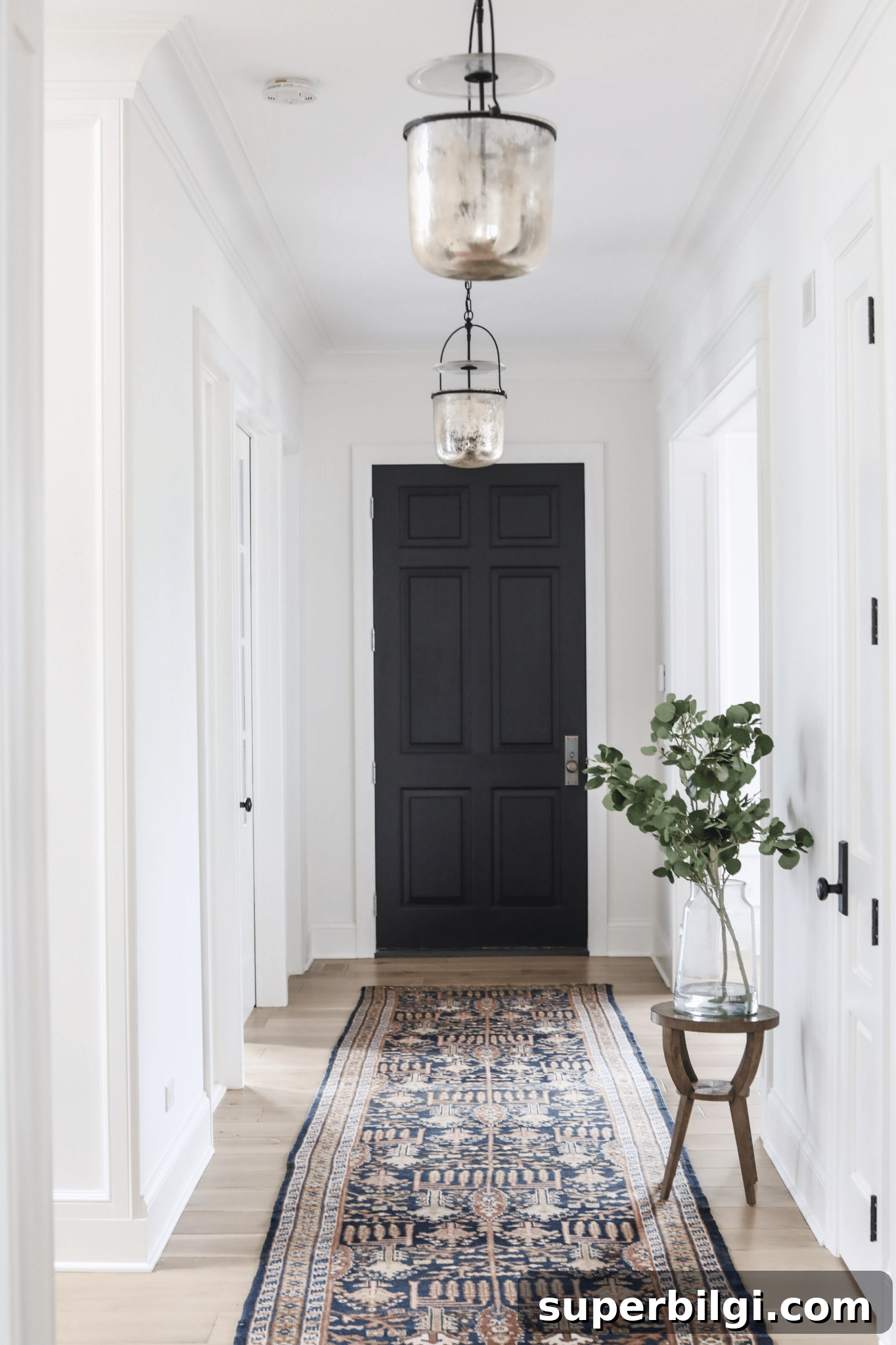 7 Stylish Hallway Decor Ideas to Transform Your Space 7 Park & Oak Hallway with Rug