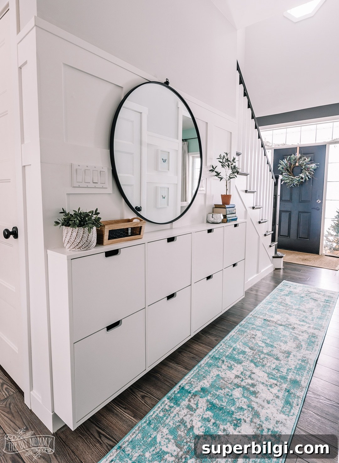 7 Stylish Hallway Decor Ideas to Transform Your Space 12 entryway hallway with narrow shoe storage