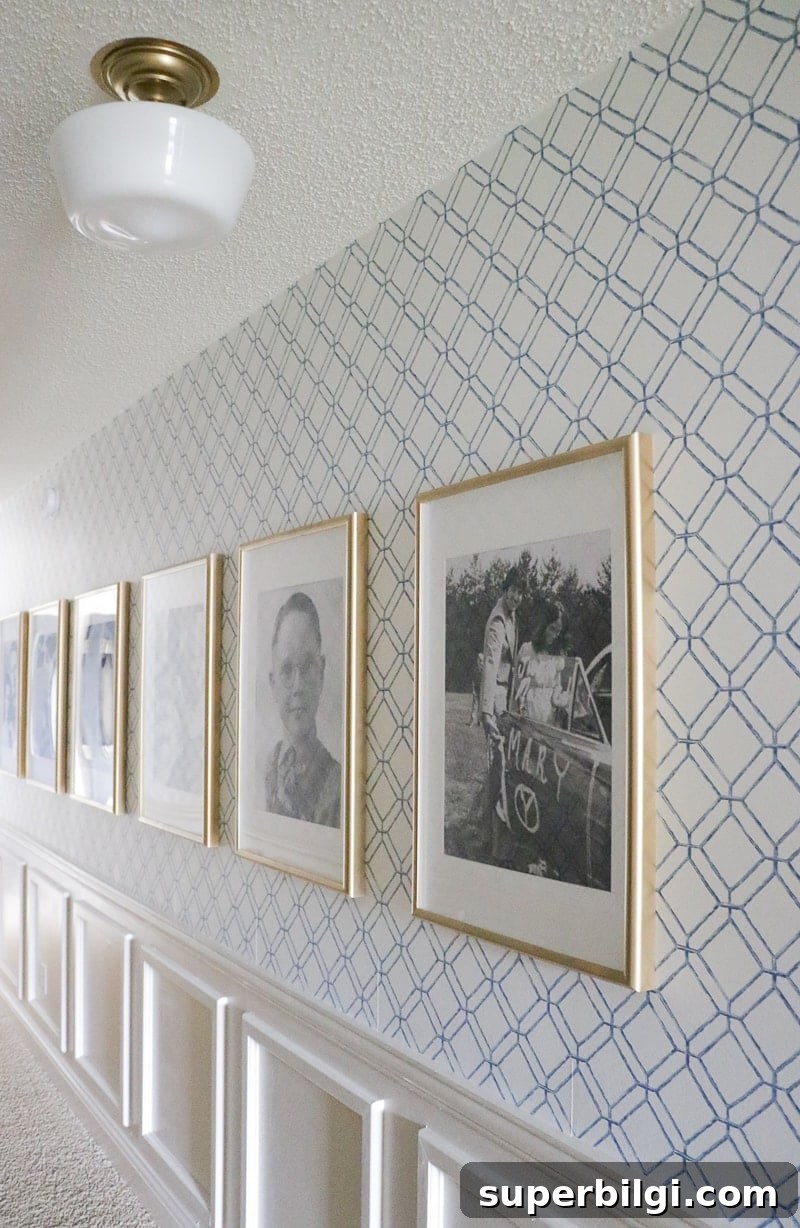 7 Stylish Hallway Decor Ideas to Transform Your Space 14 Hallway Makeover with Chair Rail and Panel Molding