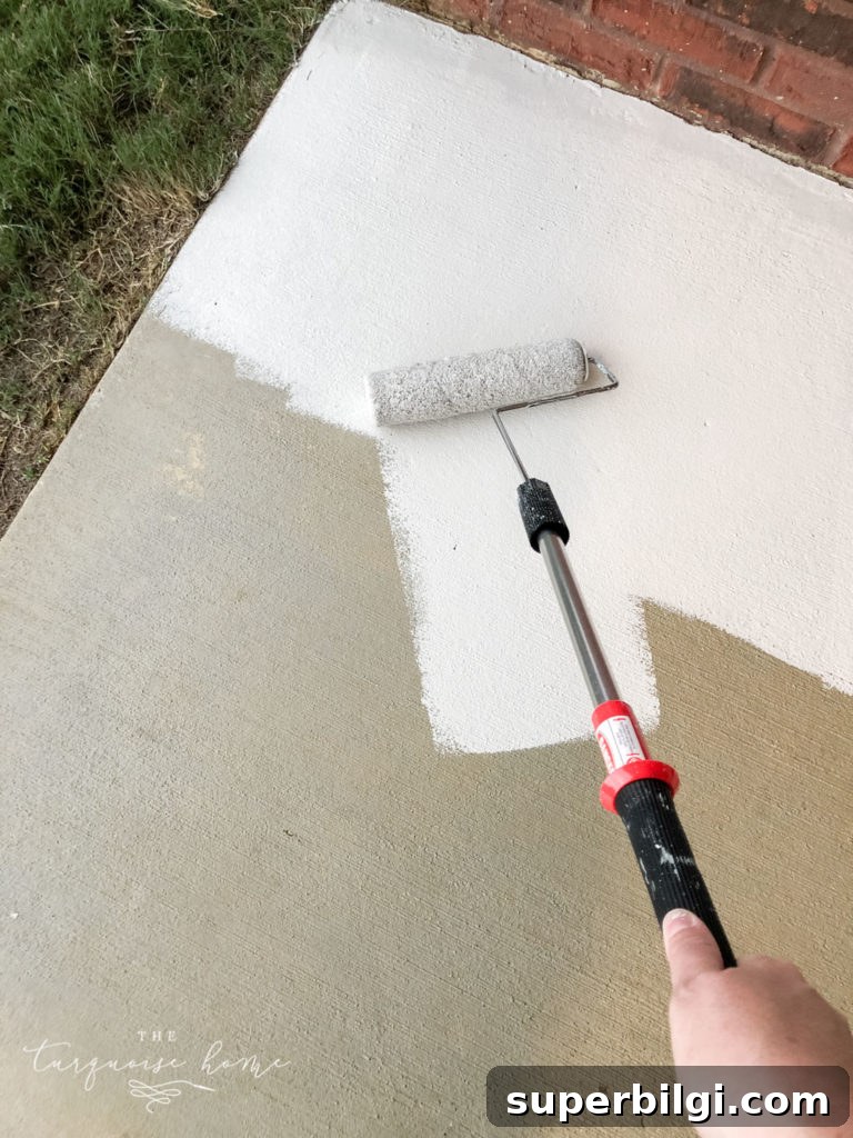 25+ Affordable Home Decor Ideas to Refresh Your Space 14 painted Concrete Porch floor