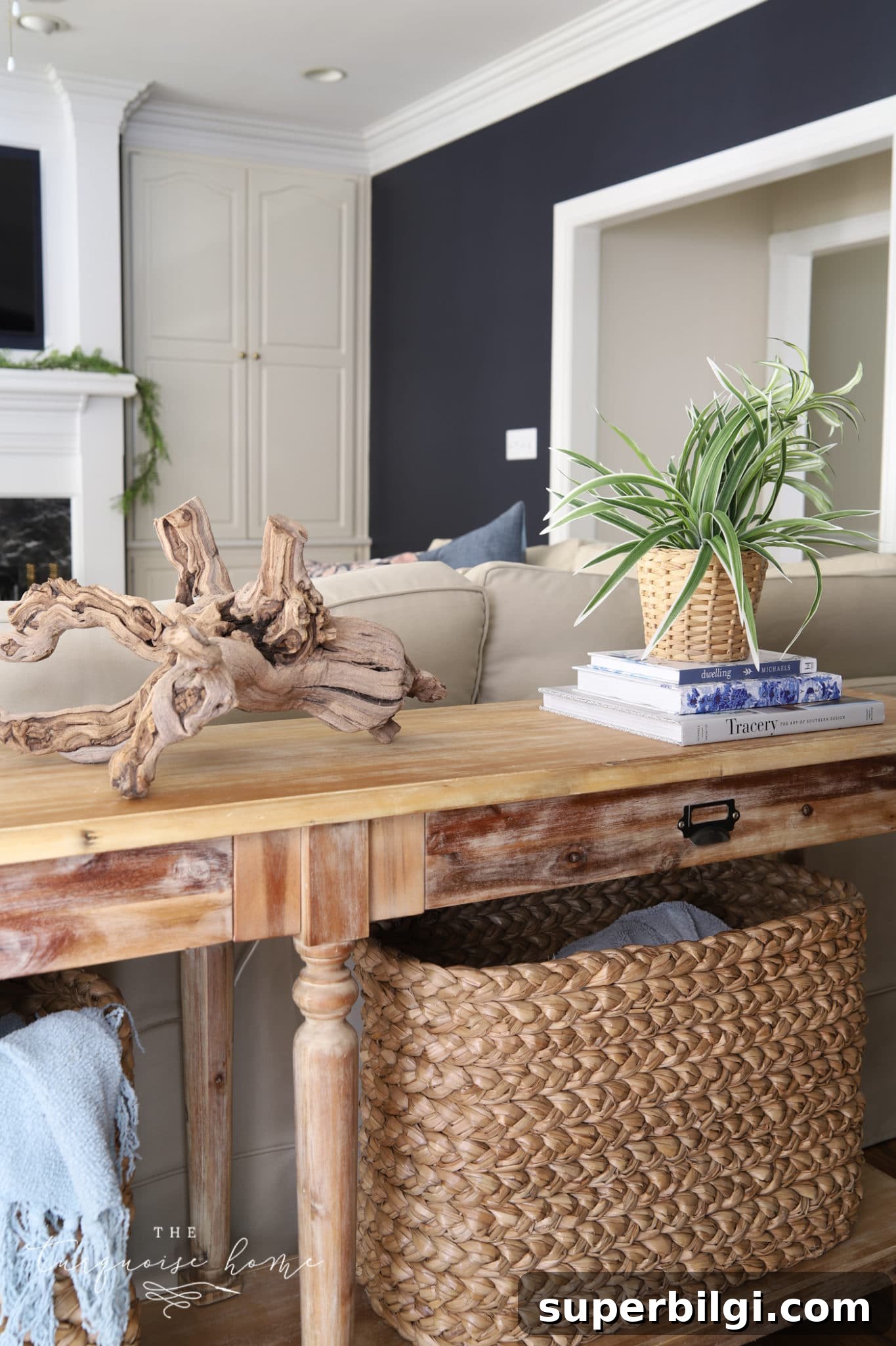 6 Creative Ways to Style Books for Home Decor 4 Styling a Sofa Table Behind a Couch