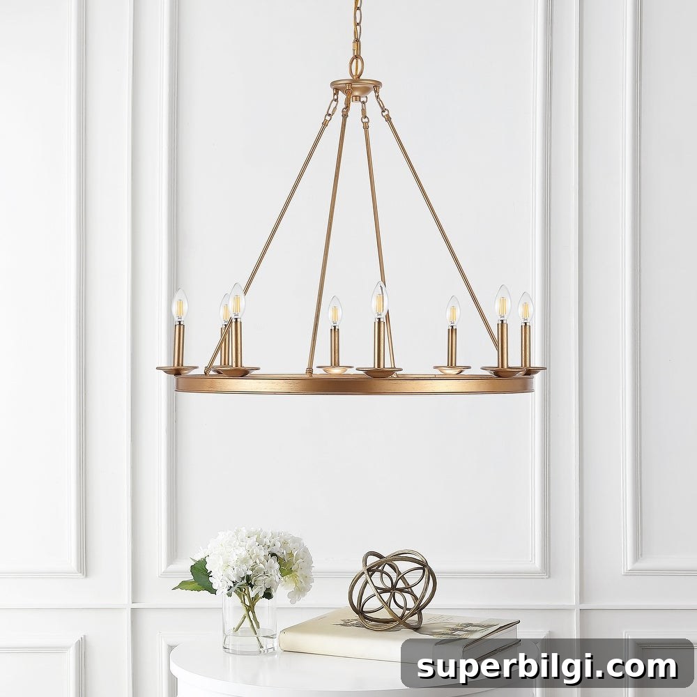 Gorgeous Kitchen Chandeliers That Elevate Your Space 5 Wagon Wheel Style Chandelier