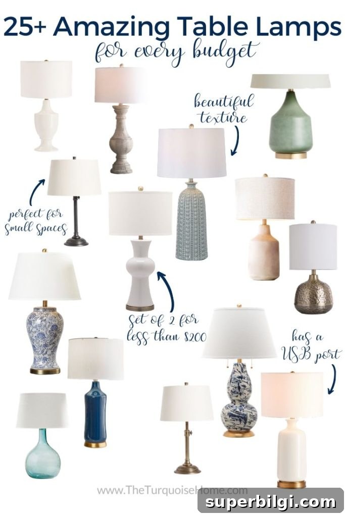 25+ Amazing Table Lamps for Your Home