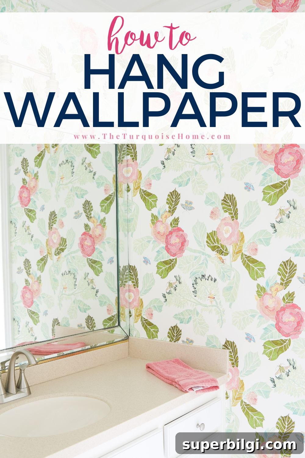 How to Hang Pre-Pasted Wallpaper: A Beginner's Guide 2 how to hang wallpaper tutorial.