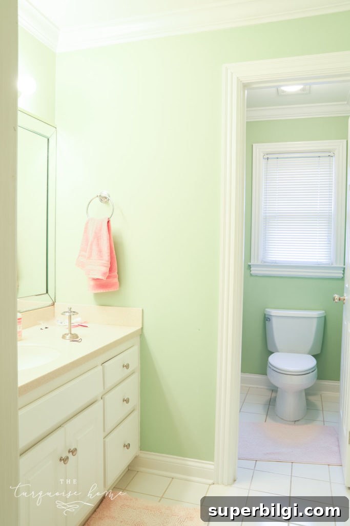 How to Hang Pre-Pasted Wallpaper: A Beginner's Guide 3 Girls' bathroom in the new house.