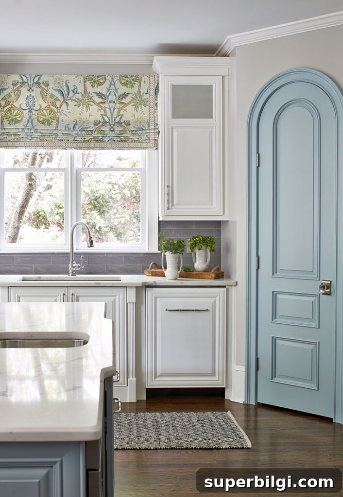 Home Goals 2020 — Part 3: Highlights 5 Blue Pantry Door in the Kitchen