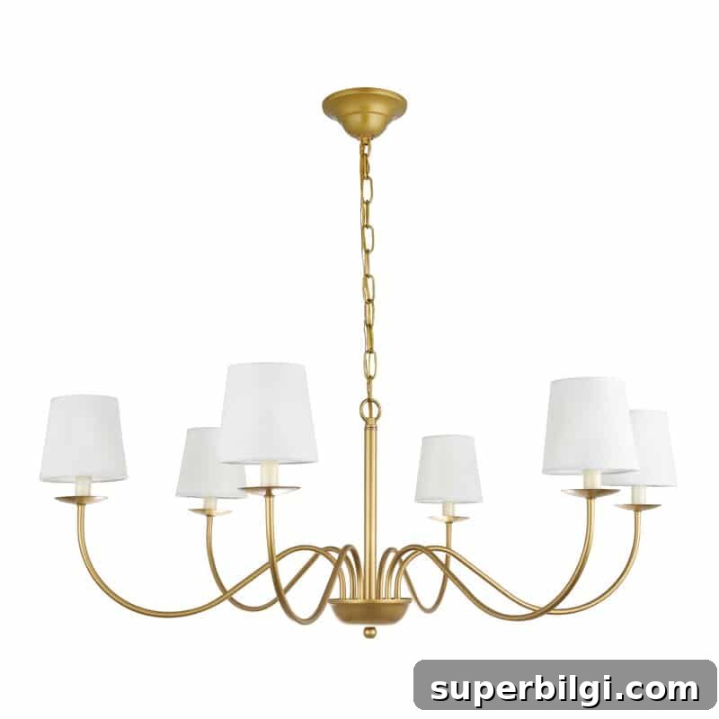 Traditional Coastal Kitchen Mood Board: Timeless Beach Style 8 Traditional Brass Kitchen Chandelier