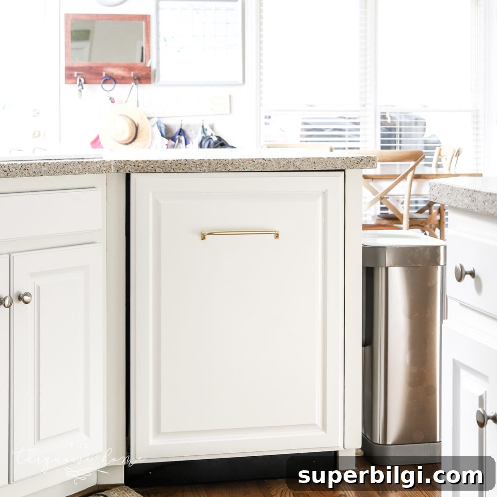 Traditional Coastal Kitchen Mood Board: Timeless Beach Style 19 Custom cabinet door panel for a dishwasher