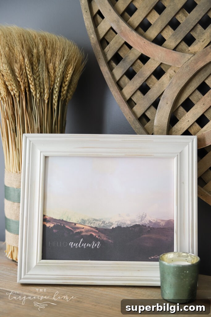 Mountain Scene Free Fall Printable