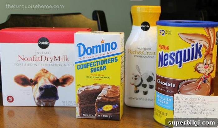 Decadent Creamy Hot Chocolate Recipe 3 Ingredients for creamy homemade hot chocolate mix