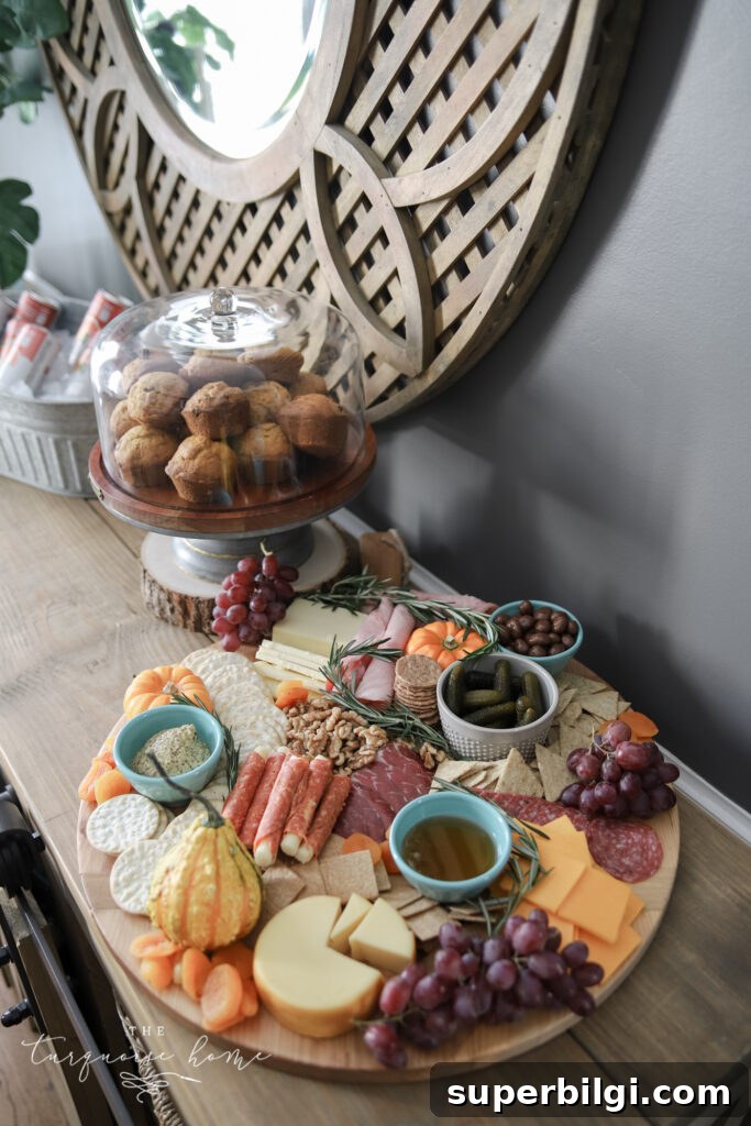 Casual Friendsgiving: Hosting Tips and Decor Ideas 9 Charcuterie Board for Thanksgiving