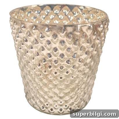 10 Creative DIY Ideas to Upcycle Old Candles 9 Target Mercury Glass Candle Holder