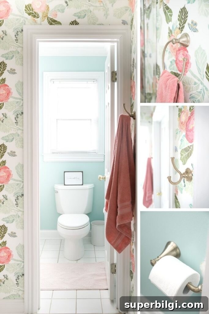 Home Improvement Goals 2020 Part 4 3 Baby Aqua by Behr painted in the bathroom