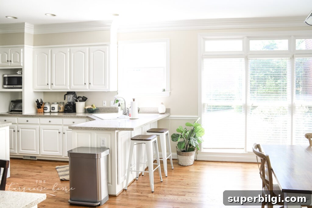 Home Improvement Goals 2020 Part 4 6 Kitchen with Edgecomb Gray Walls