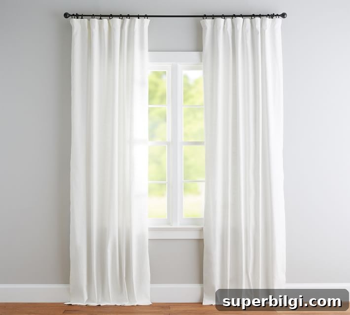 Master Bedroom Design Plan for a Calming Retreat 9 Emery Linen/Cotton Rod Pocket Curtains