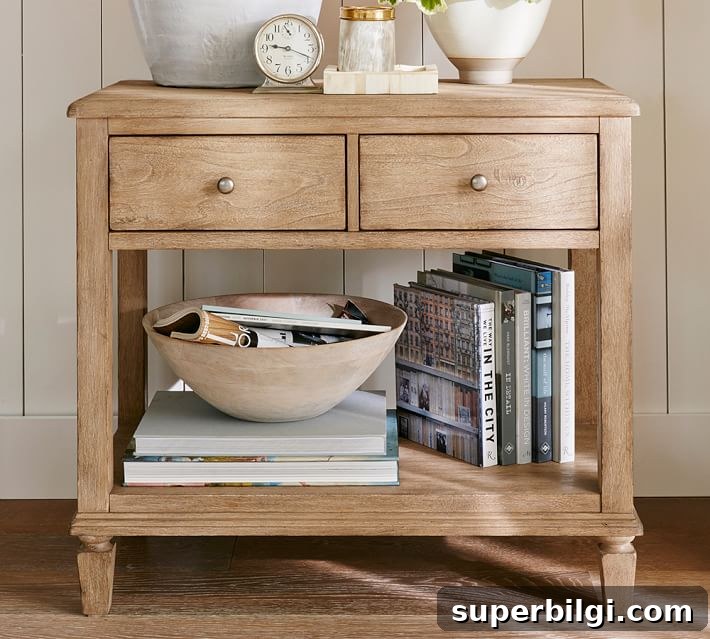 Master Bedroom Design Plan for a Calming Retreat 11 Sausalito Nightstand in Seadrift Finish