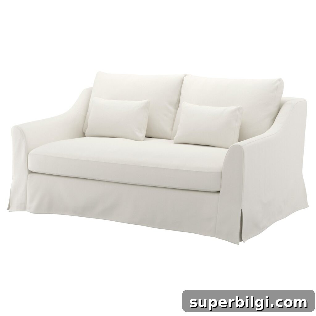 Master Bedroom Design Plan for a Calming Retreat 19 Farlov Loveseat from IKEA