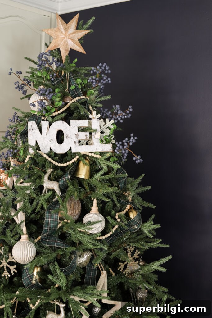 Traditional Christmas Living Room Decor Ideas for 2020 5 Blue and Green Plaid Themed Christmas Tree