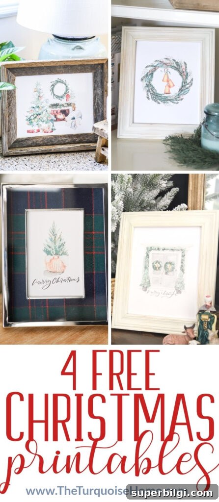 4 Free Christmas Printables