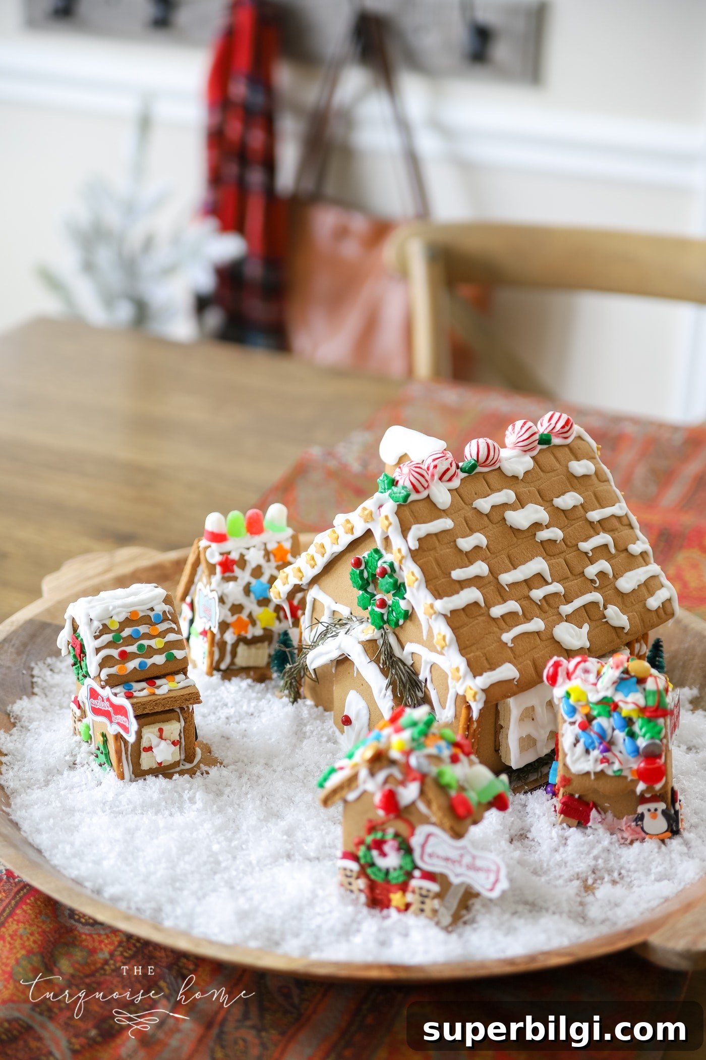 Transform Your Kitchen for Christmas in 3 Steps 14 Christmas Gingerbread Village