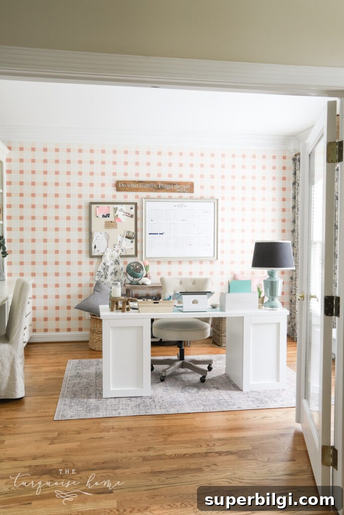 Step-by-Step DIY Plaid Accent Wall Tutorial 15 How to Paint a Plaid Wall