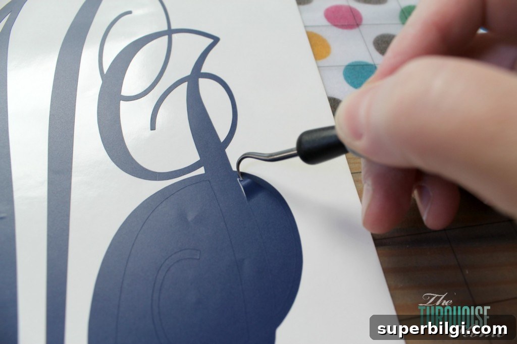 DIY Vinyl Monogram Tutorial: Step-by-Step for Beginners 15 How to Create a Simple Vinyl Monogram {A Silhouette Tutorial for Beginners}