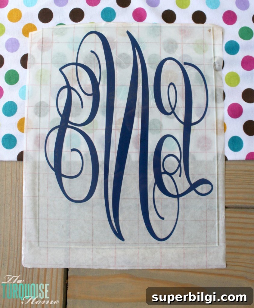 DIY Vinyl Monogram Tutorial: Step-by-Step for Beginners 18 How to Create a Simple Vinyl Monogram {A Silhouette Tutorial for Beginners}