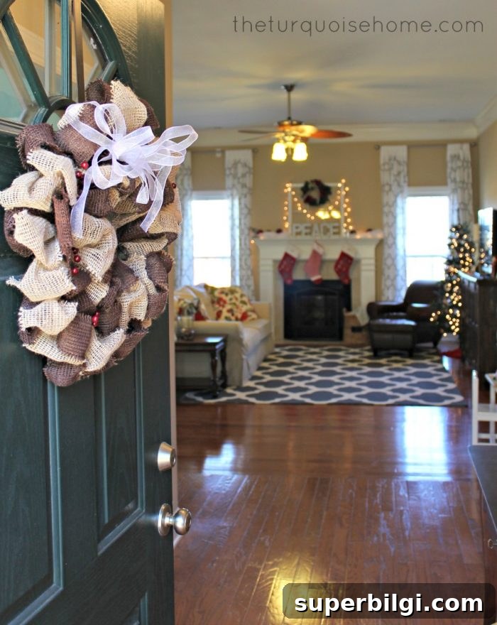 Step Inside Our 2012 Christmas Home Tour 3 Welcome to my Christmas Home Tour! Check out my rustic DIY and budget friendly Christmas Decorations and get tips on Decorating with a budget in mind.