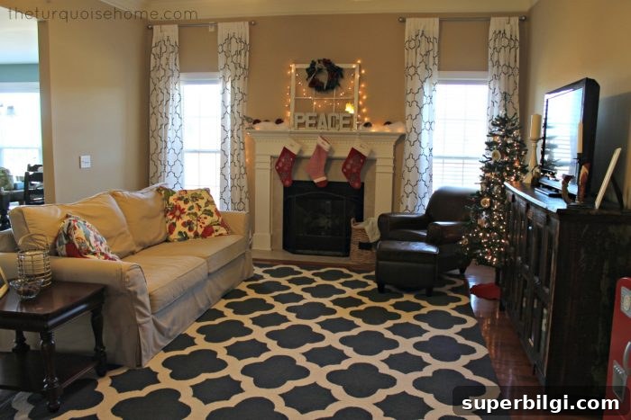 Step Inside Our 2012 Christmas Home Tour 5 Welcome to my Christmas Home Tour! Check out my rustic DIY and budget friendly Christmas Decorations and get tips on Decorating with a budget in mind.