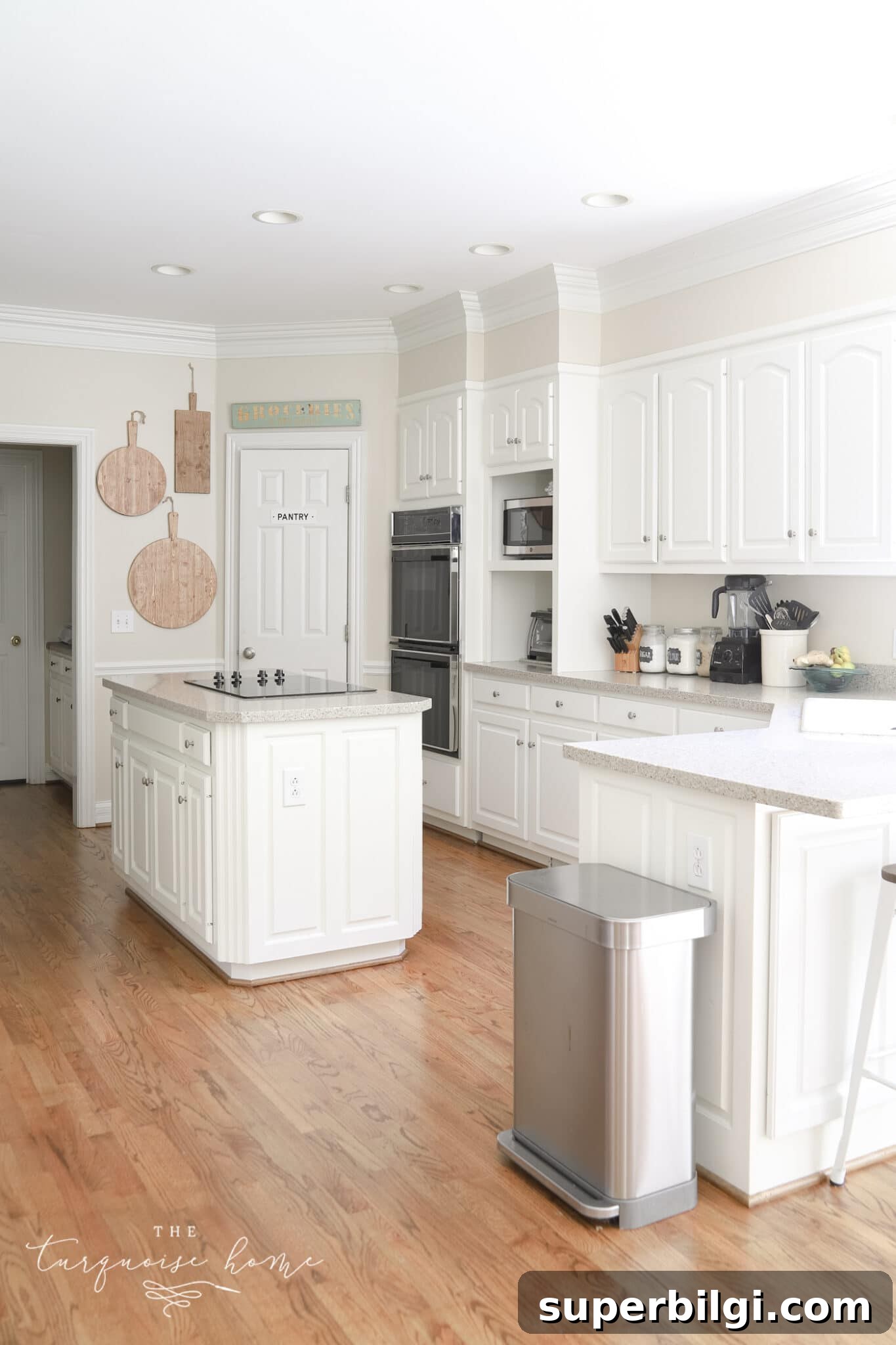 One-Year Home Makeover: Before and After Tour 13 Kitchen painted Edgecomb Gray