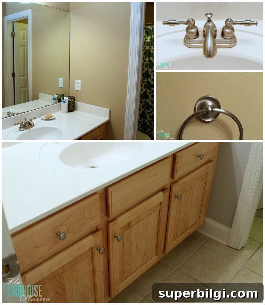 Americana-Style Guest Bathroom Makeover 3 Guest Bathroom Makeover: Before