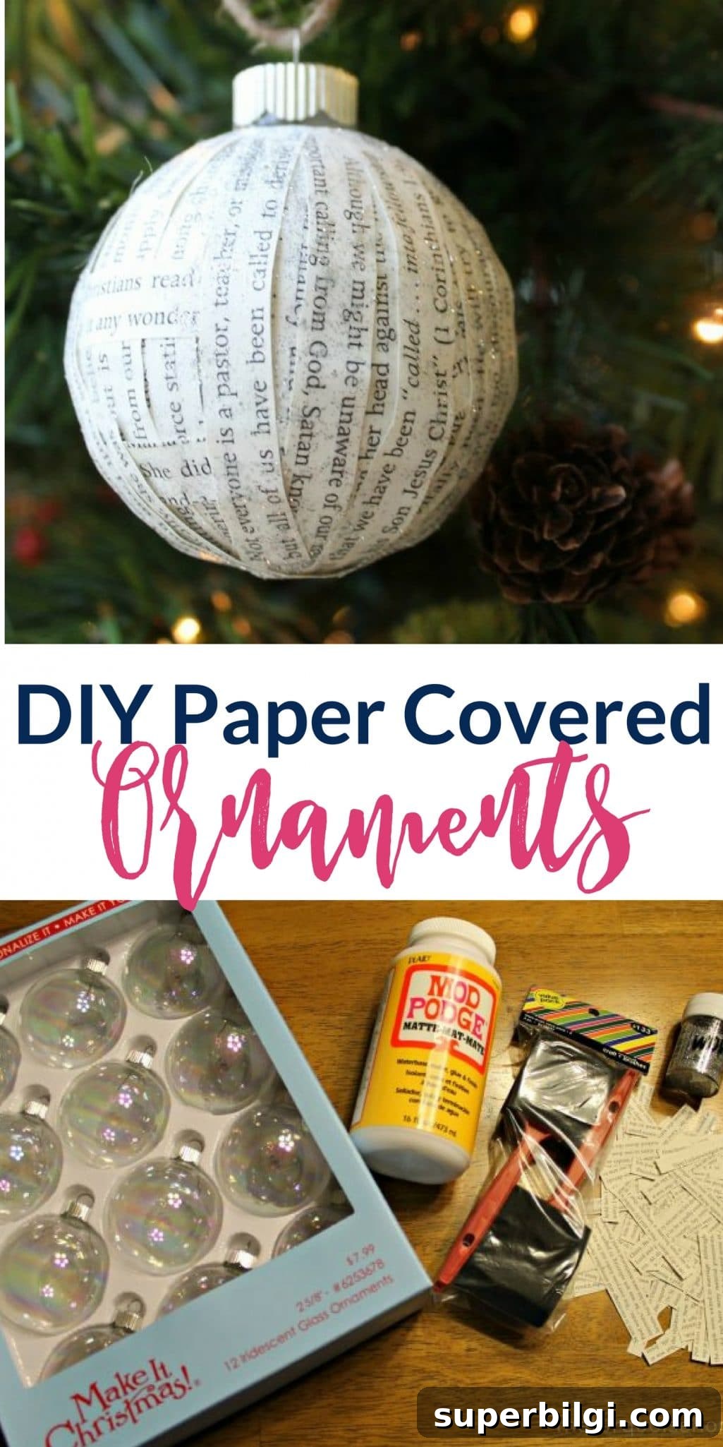 DIY Paper-Covered Ornaments for Custom Holiday Decor 6 img 380 6