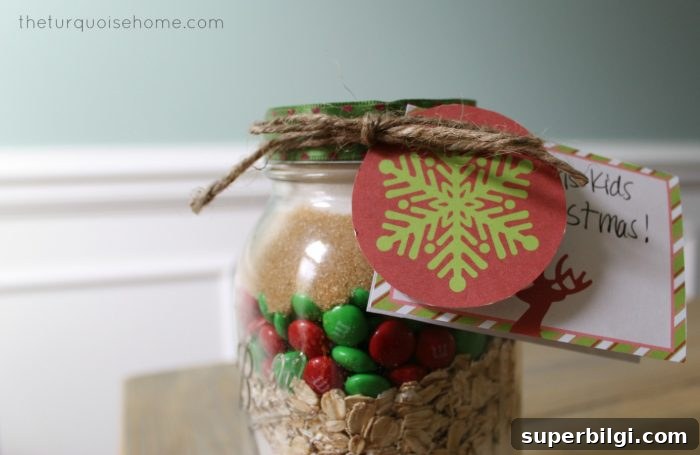 Family Movie Night Gift Ideas for Teens and Families 3 M&M Cookies in a Jar