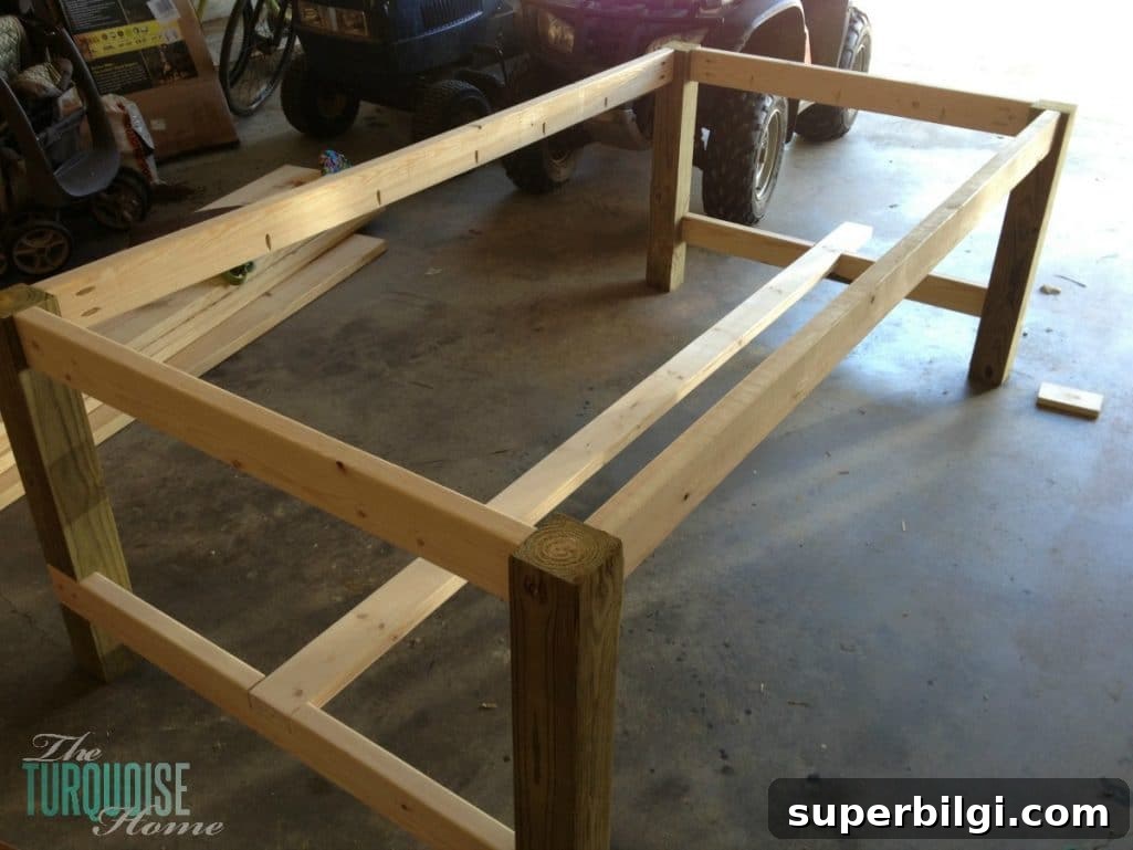 How to Build a Rustic Farmhouse Table 4 img 382 5