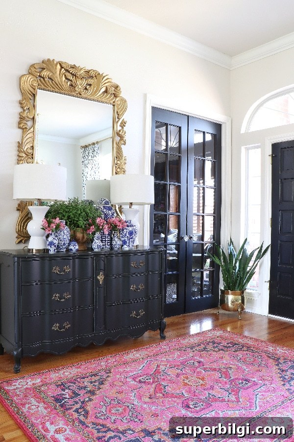 Grandmillennial Style Entry Way