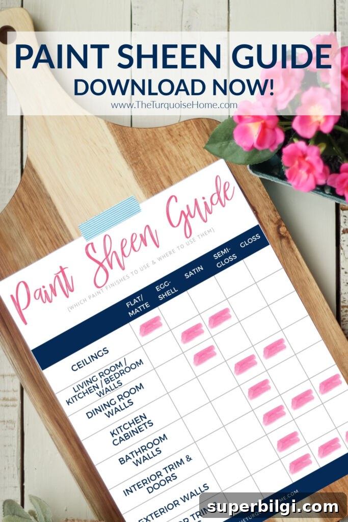 Paint Sheen Guide - free download