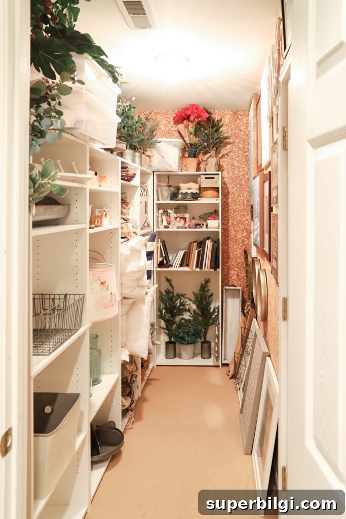 Organized Storage Closet