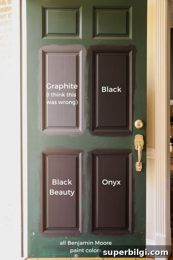 House Paint Update: Our Favorite Pressure Washer 4 Black Paint Colors for Front Door