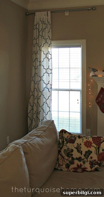 How to Stencil Curtains for Custom Window Treatments 6 DIY Stenciled curtains tutorial