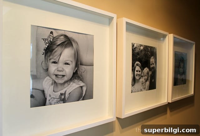 Hallway Gallery Ideas with IKEA Ribba Frames 3 IKEA Ribba frames on a wall