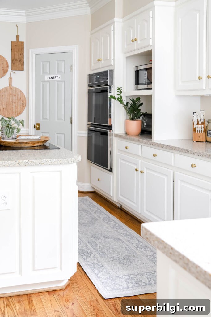 Ruggable Rug Review: Cleaning, Durability & Verdict 3 White Kitchen with Blue Rug