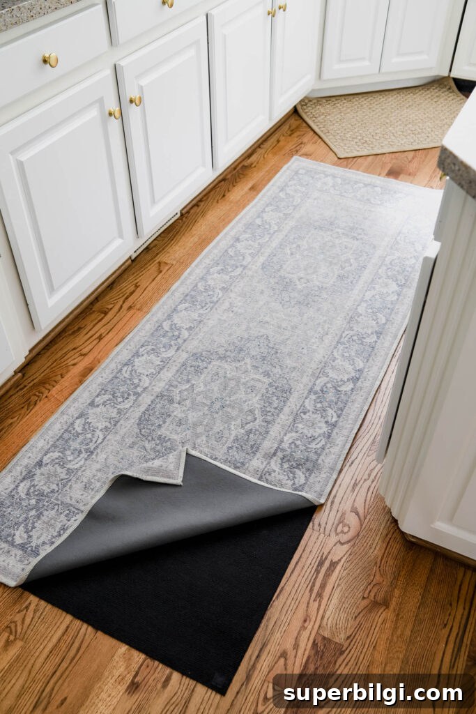 Ruggable Rug Review: Cleaning, Durability & Verdict 5 Ruggable Runner in the kitchen