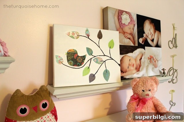 Pink and Turquoise Nursery Reveal: Baby Room Tour and Decor Ideas 11 Pink and Turquoise Nursery Room for a girl