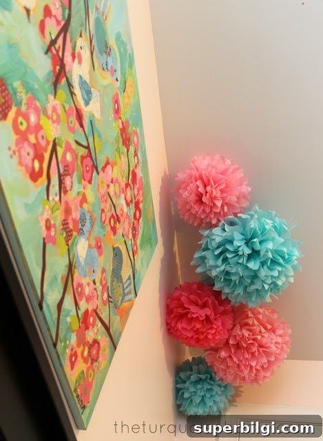 Pink and Turquoise Nursery Reveal: Baby Room Tour and Decor Ideas 15 Pink and Turquoise Nursery Room for a girl