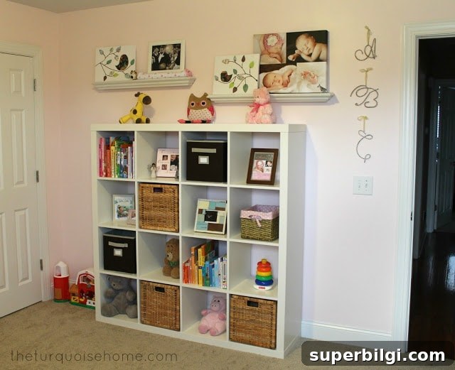 Pink and Turquoise Nursery Reveal: Baby Room Tour and Decor Ideas 4 Pink and Turquoise Nursery Room for a girl