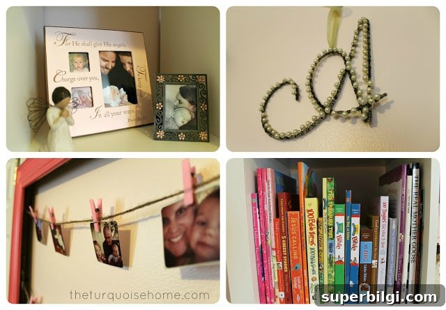 Pink and Turquoise Nursery Reveal: Baby Room Tour and Decor Ideas 5 Pink and Turquoise Nursery Room for a girl