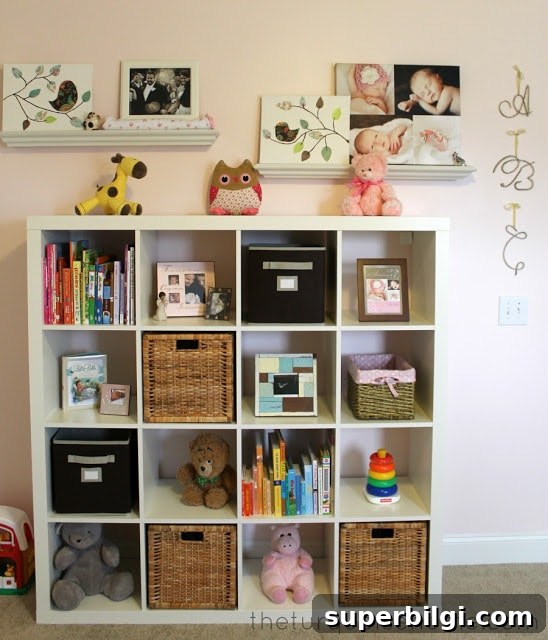 Pink and Turquoise Nursery Reveal: Baby Room Tour and Decor Ideas 7 Pink and Turquoise Nursery Room for a girl