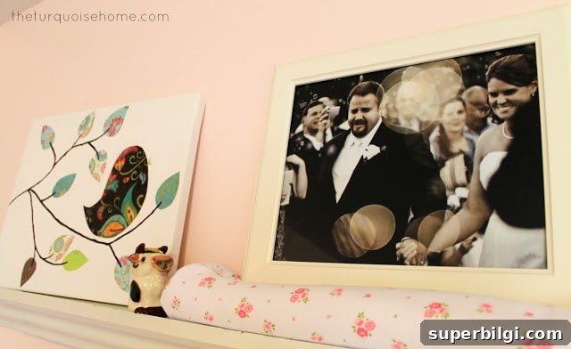 Pink and Turquoise Nursery Reveal: Baby Room Tour and Decor Ideas 10 Pink and Turquoise Nursery Room for a girl